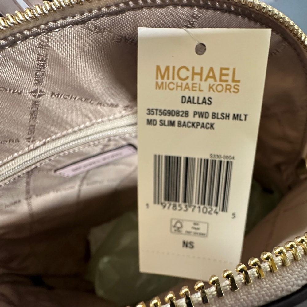 Michael Kors Medium Dallas Signature Logo Backpack - Picture 8 of 10